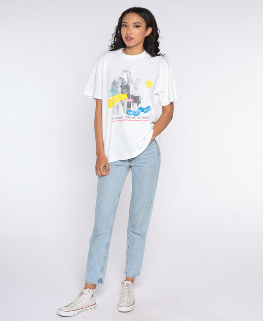 1987 California Special Olympics Summer Games Graphic T-Shirt Large