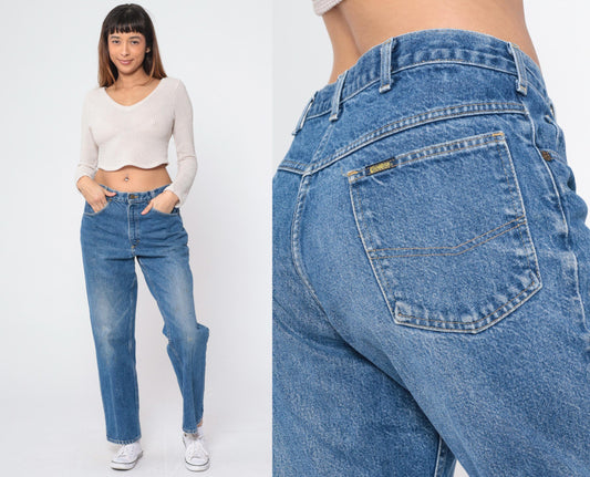 90s OshKosh Straight Leg Jeans High Rise Blue Denim Medium