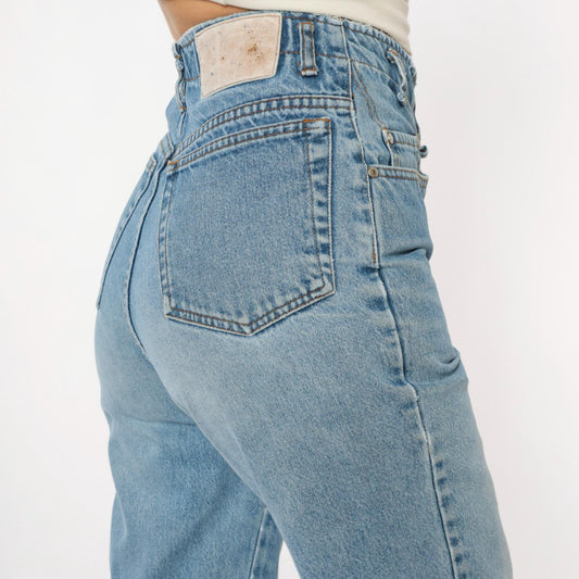 90s Unionbay Light Wash High-Waisted Straight Leg Denim Jeans Medium M