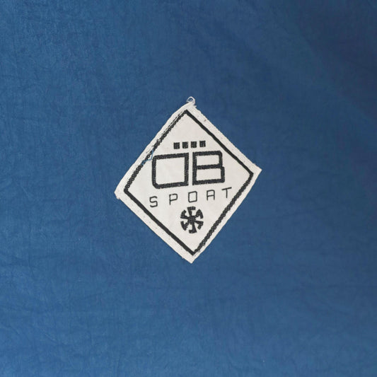 90s Drummer Boy Collection Blue Nylon Anorak Pullover Windbreaker Extra Large XL