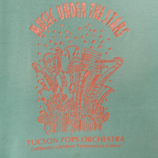 90s Tucson Pops Orchestra Music Under The Stars Concert Tee Large