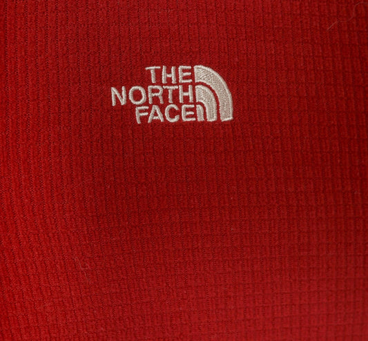 2000s The North Face Burgundy Quarter Zip Fleece Pullover XXL
