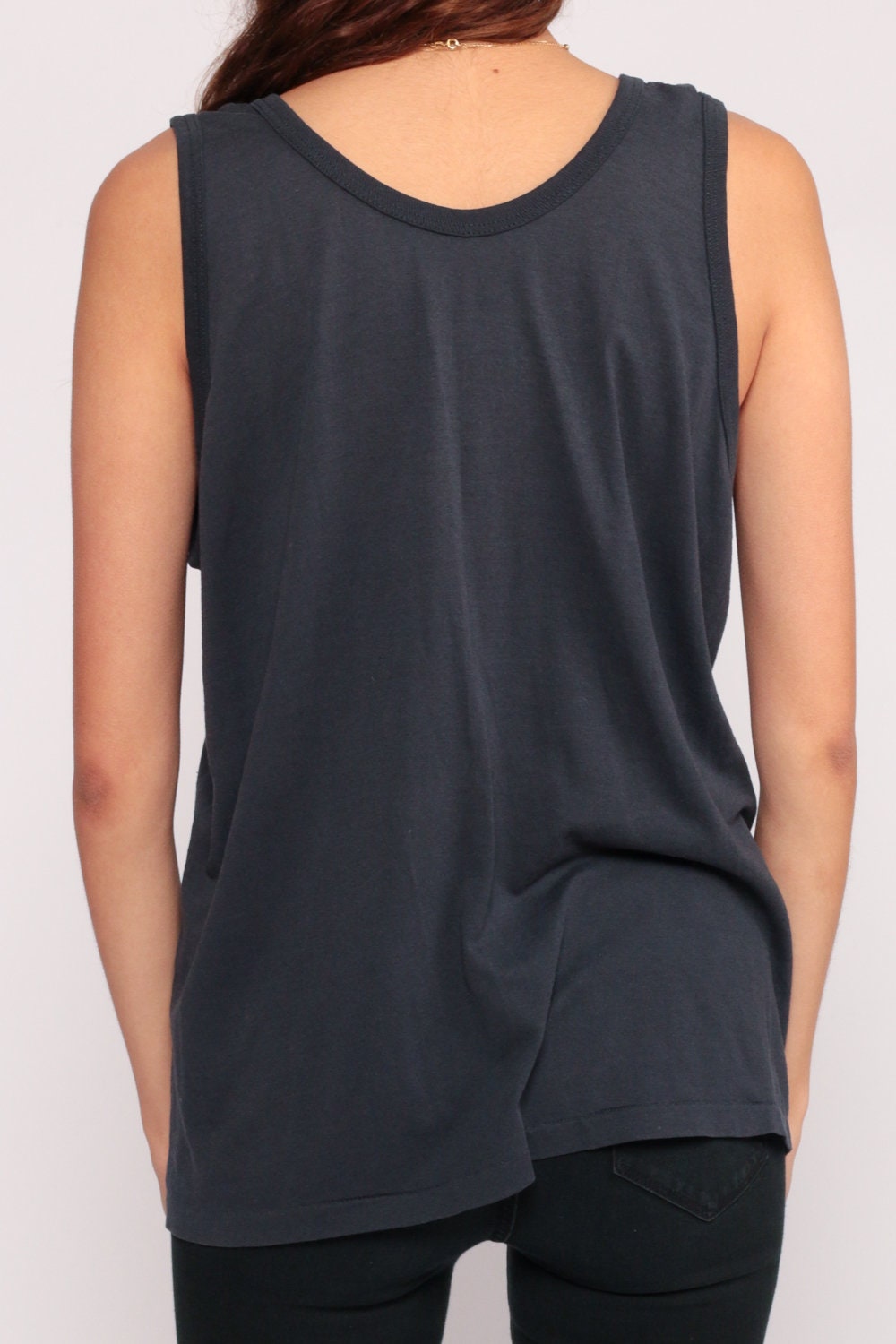 1991 Sturgis Biker Tank Top Ride Free Motorcycle Rally Grey Unisex Extra Large