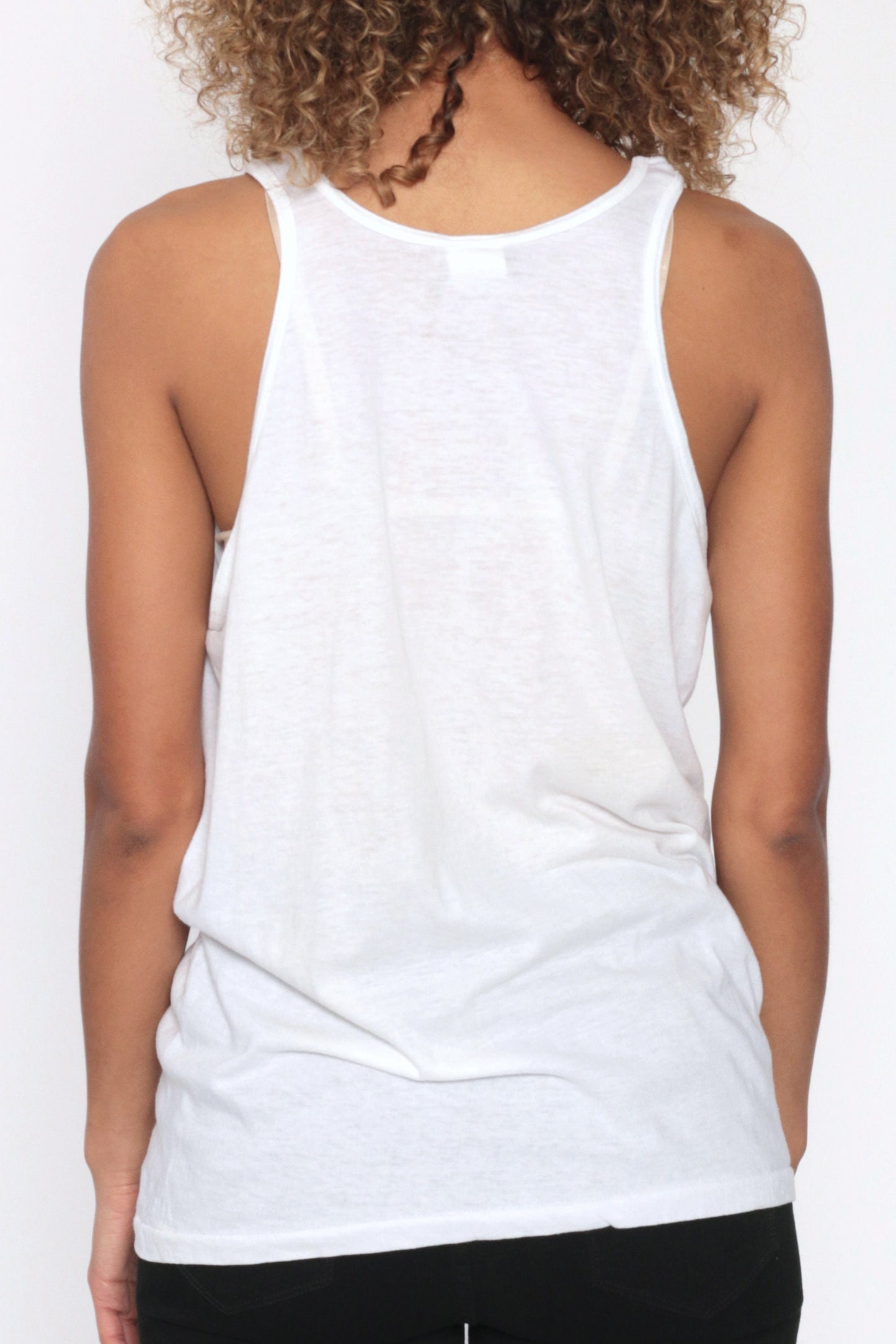 80s Las Vegas Bunny Tank Top "I Like The Best" Graphic Tee Small Medium