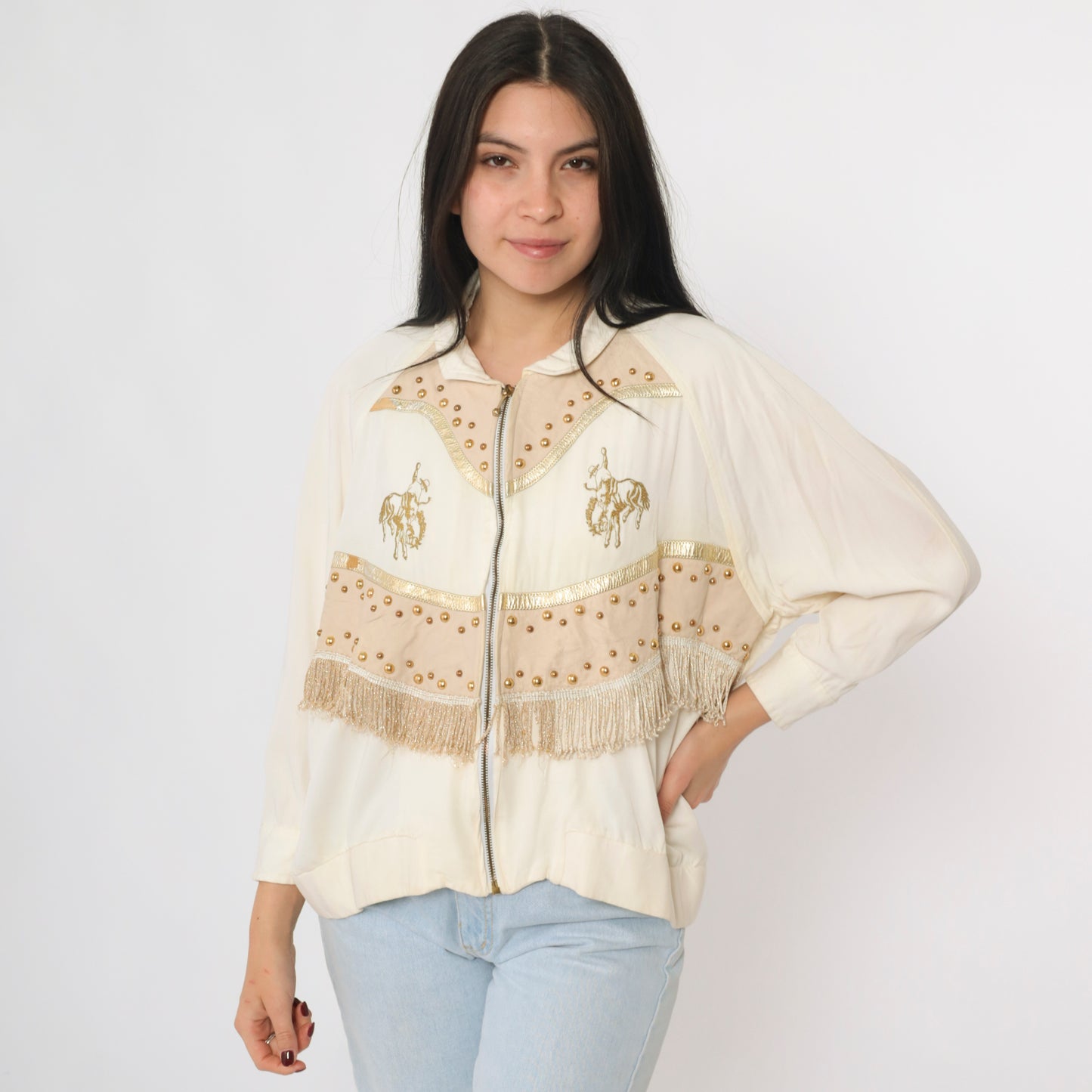 Vintage Embroidered Rodeo Western Jacket M