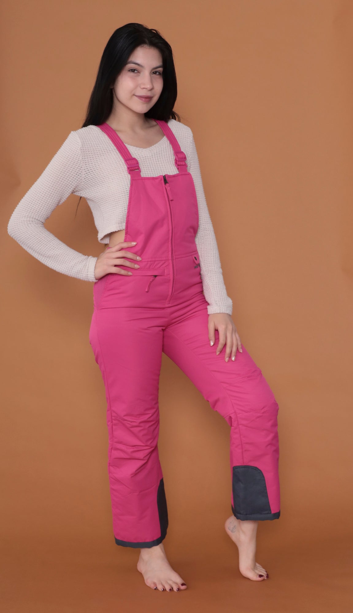 Y2K Hot Pink Ski Suit