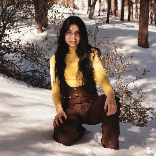 70s Yellow Turtleneck