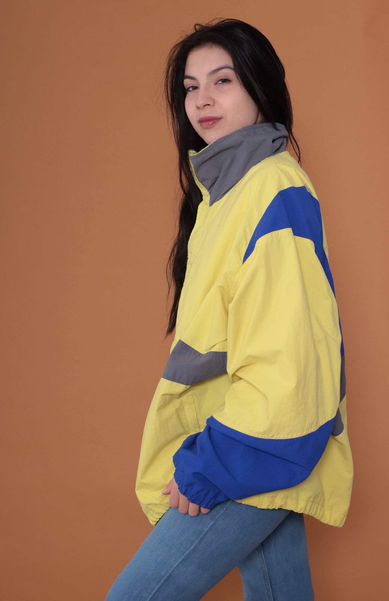 90s Asymmetrical Yellow Jacket