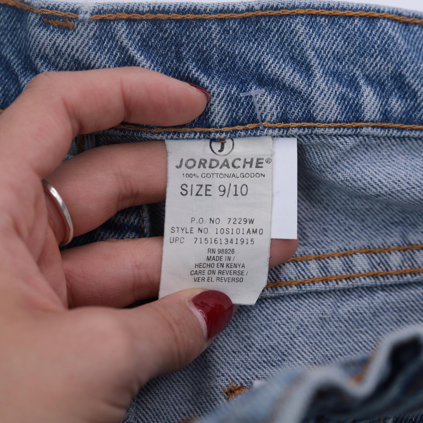 90s Jordache Light Blue High Waisted Mom Jeans Straight Leg Small