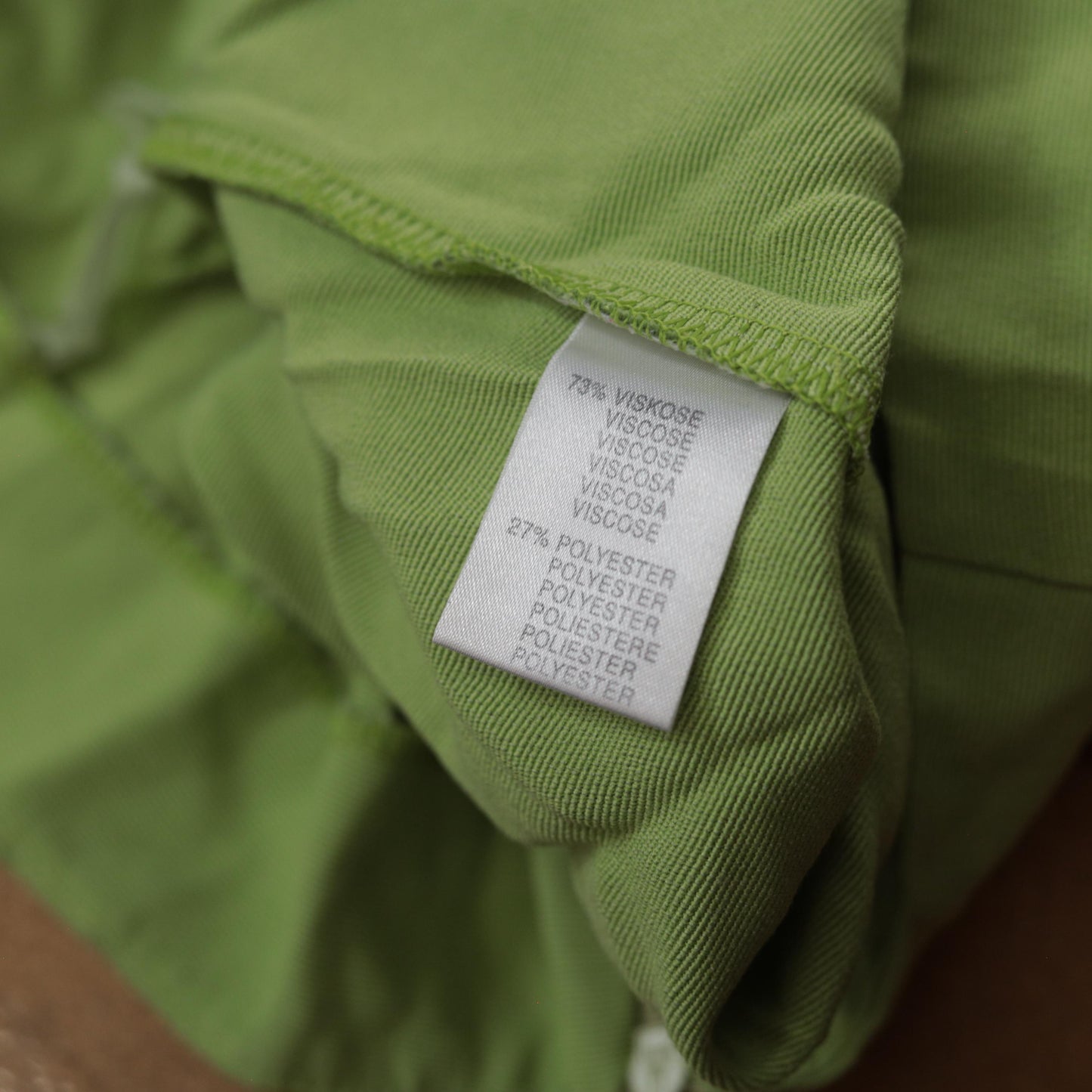 90s Young Fashion Lime Green High-Waisted Shorts Tailored Cotton Medium M