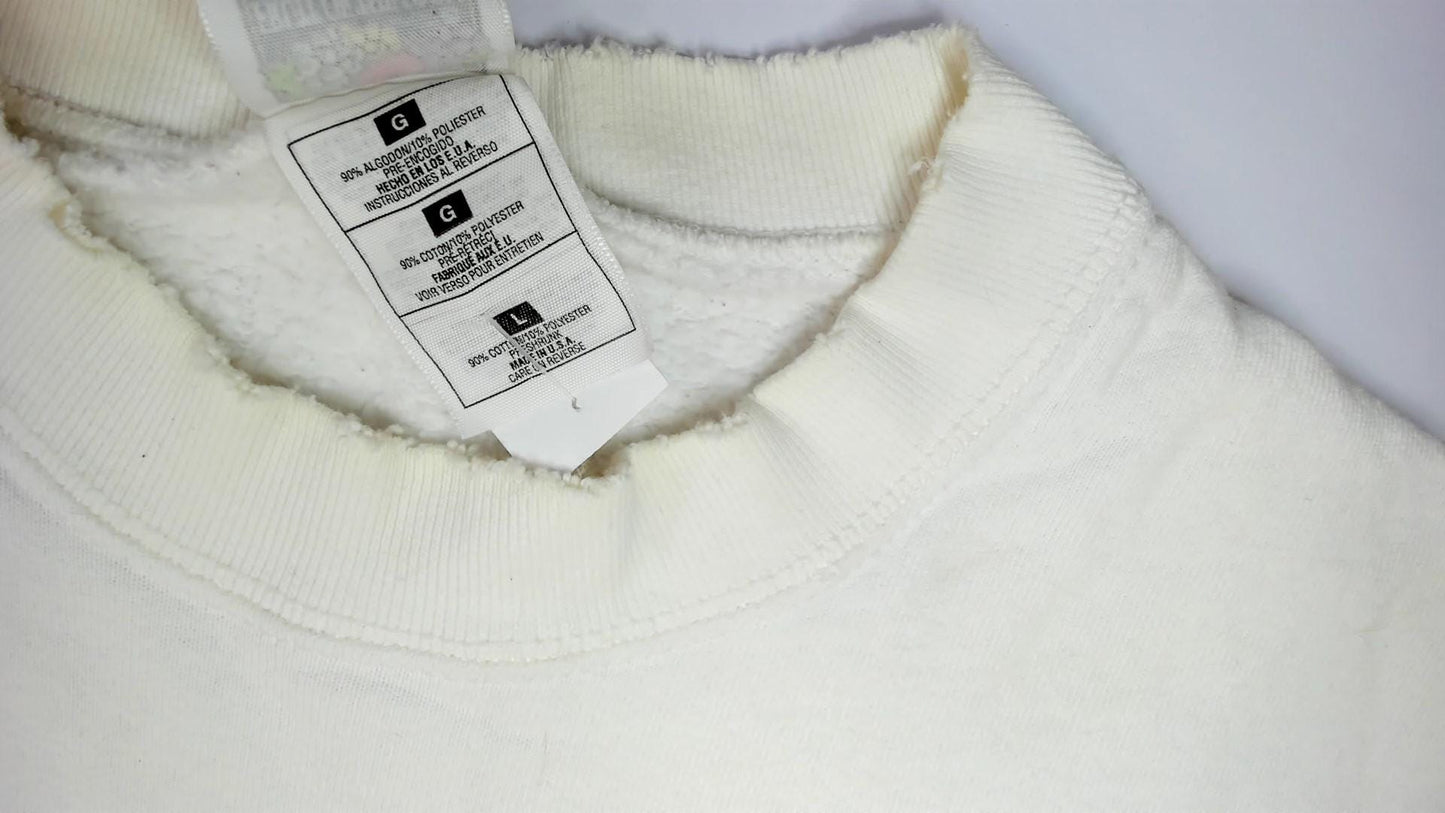90s Arizona Dry Heat Riders Motorcycle Long Sleeve Graphic Tee White Large L
