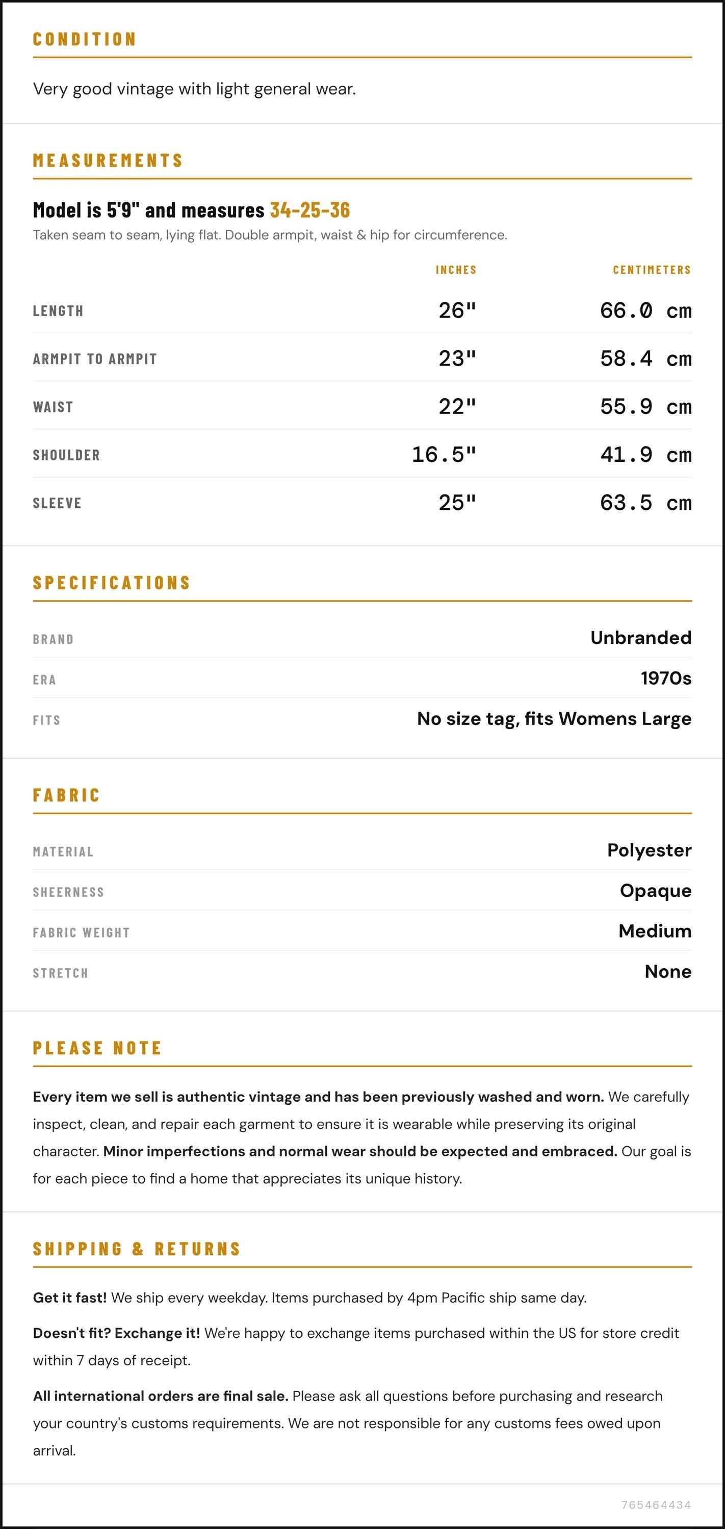 70s Aqua Pullover Blouse V Neck Bishop Sleeve Tunic Large L