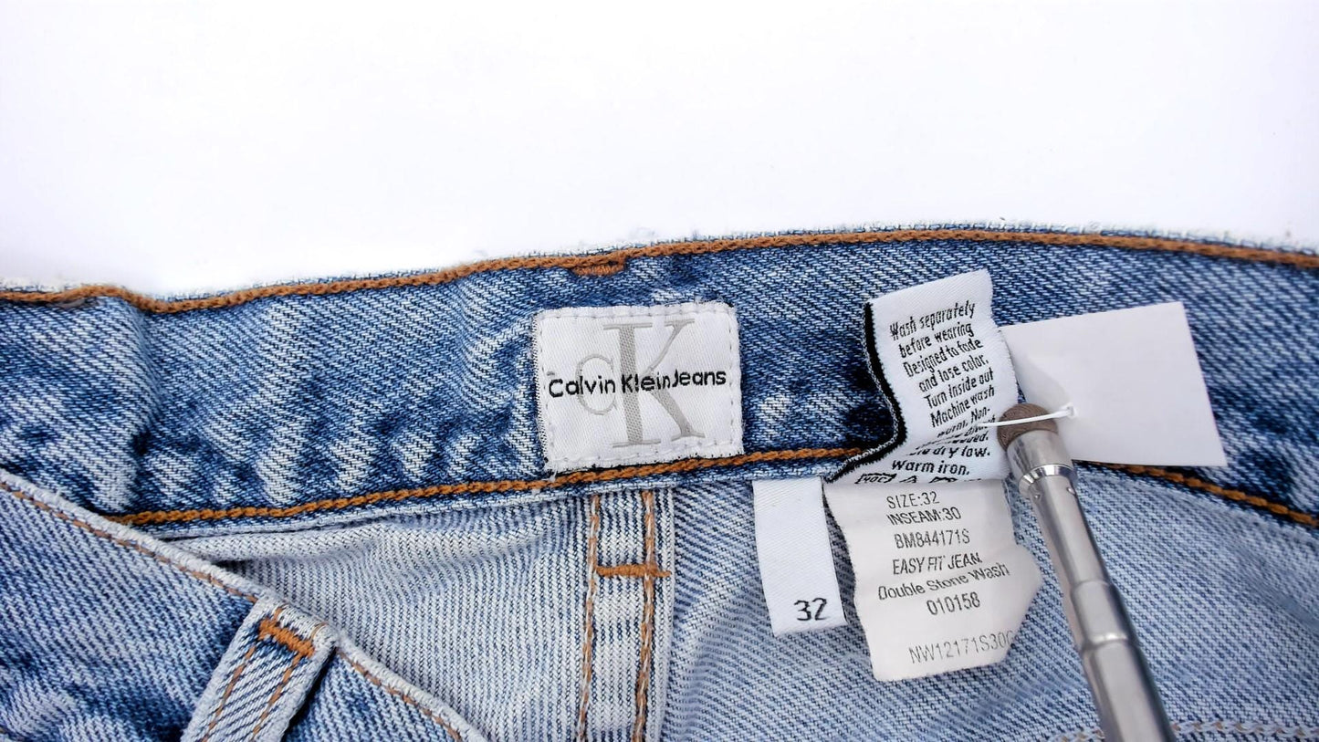 Calvin Klein Y2K Light Wash Straight Leg Denim Jeans 32x30