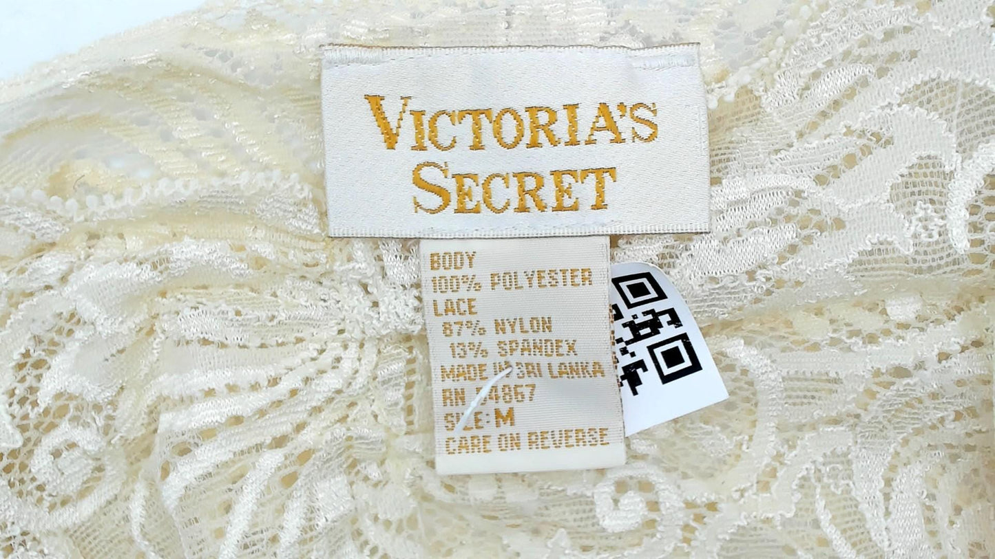 Y2K Victoria's Secret Floral Babydoll Mini Dress Pastel Lace Bow Small