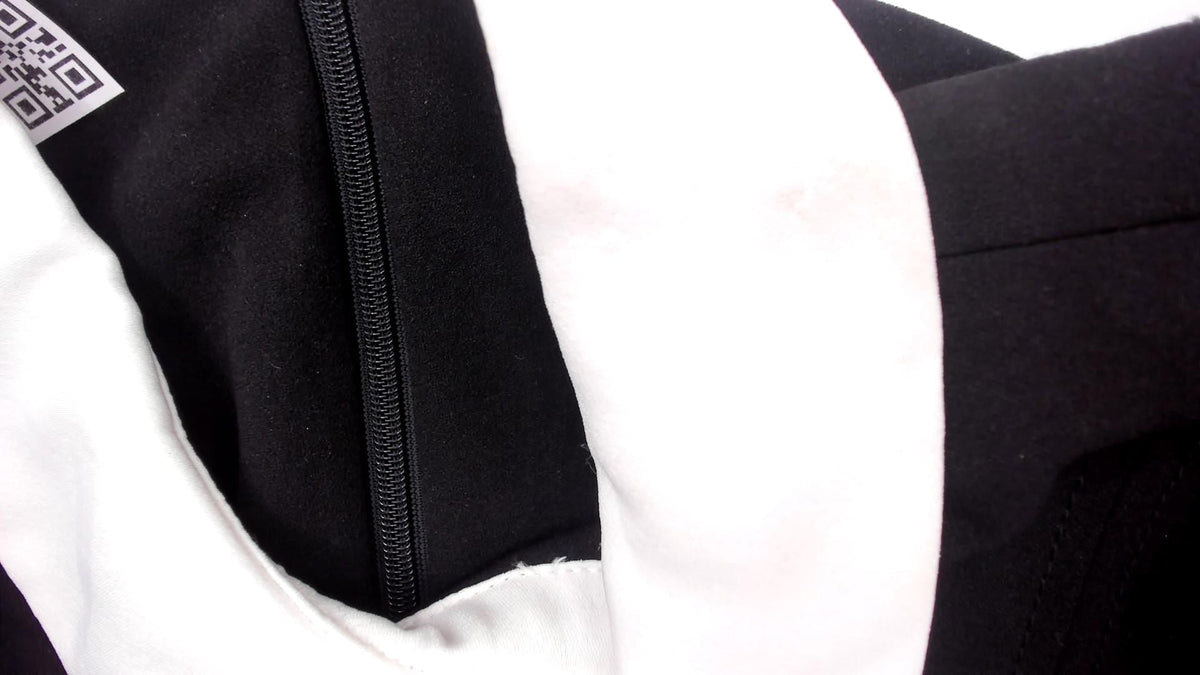 Y2K Tommy Hilfiger Black Mini Dress Double Breasted White Collar Medium M