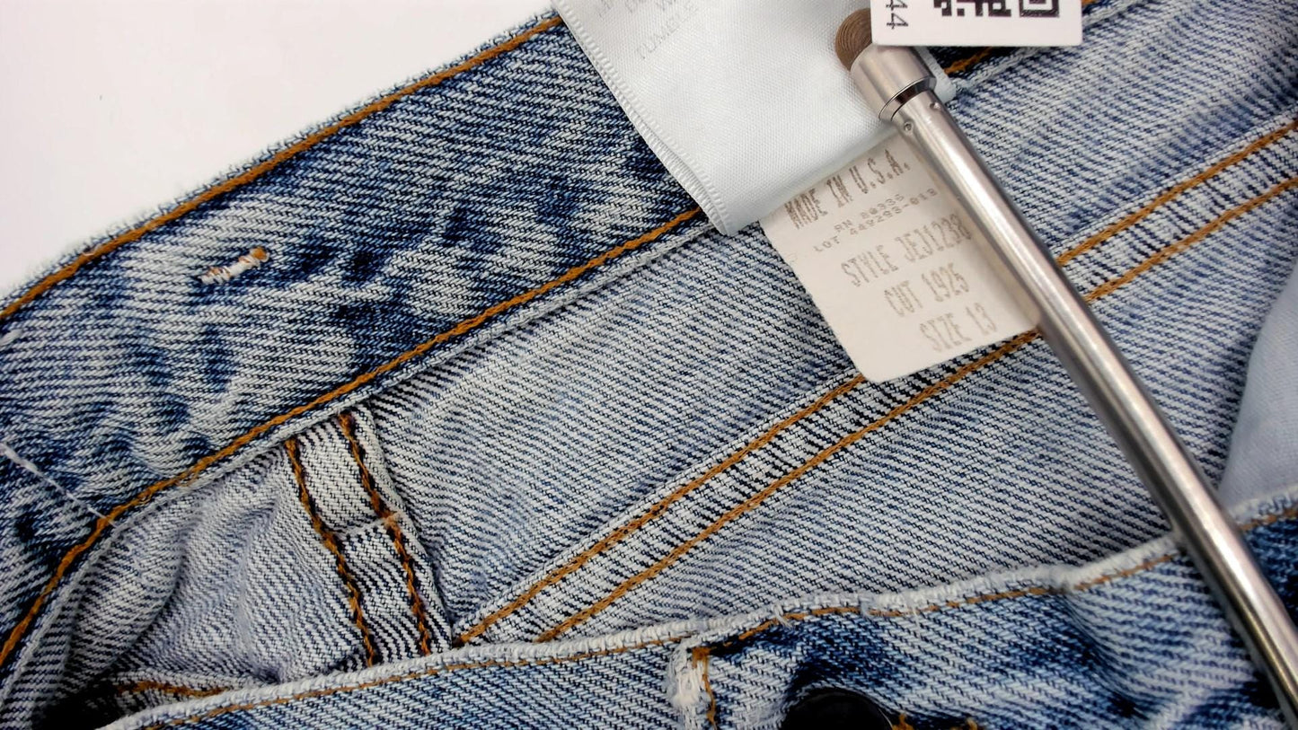 90s Enuf Internationale High-Waisted Mom Jeans Light Wash Button Fly Medium