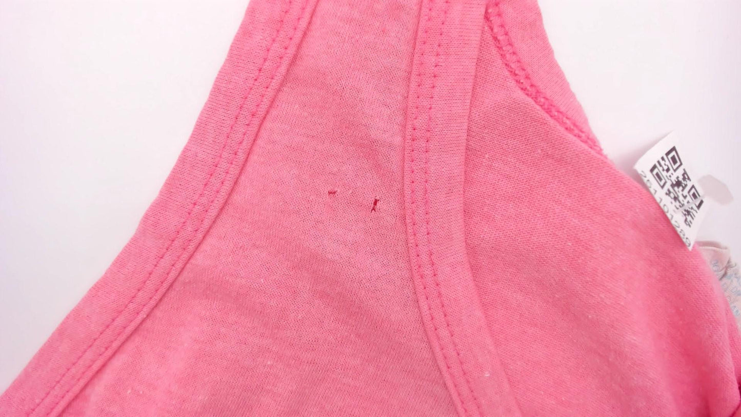 90s Florida Pink Tank Top Sunset Graphic Scoop Neck Extra Large XL