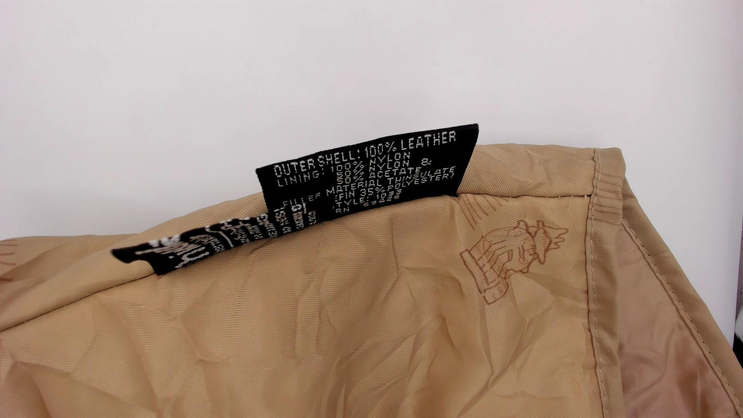 90s Adventure Bound Brown Leather Jacket Cropped Belted Small S