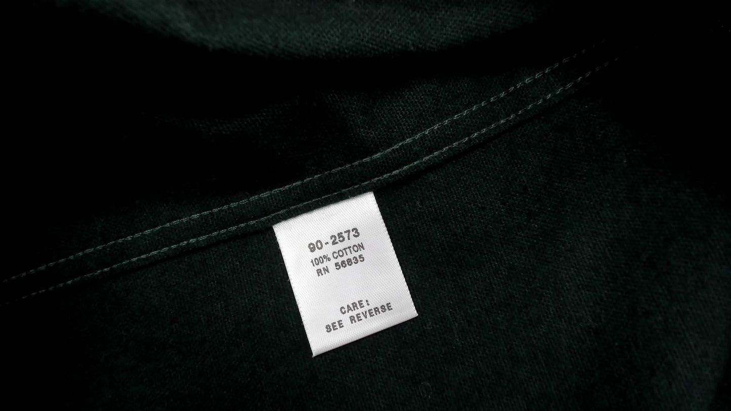 Y2K Cabelas Forest Green Chamois Cotton Button Down Shirt Extra Large XL