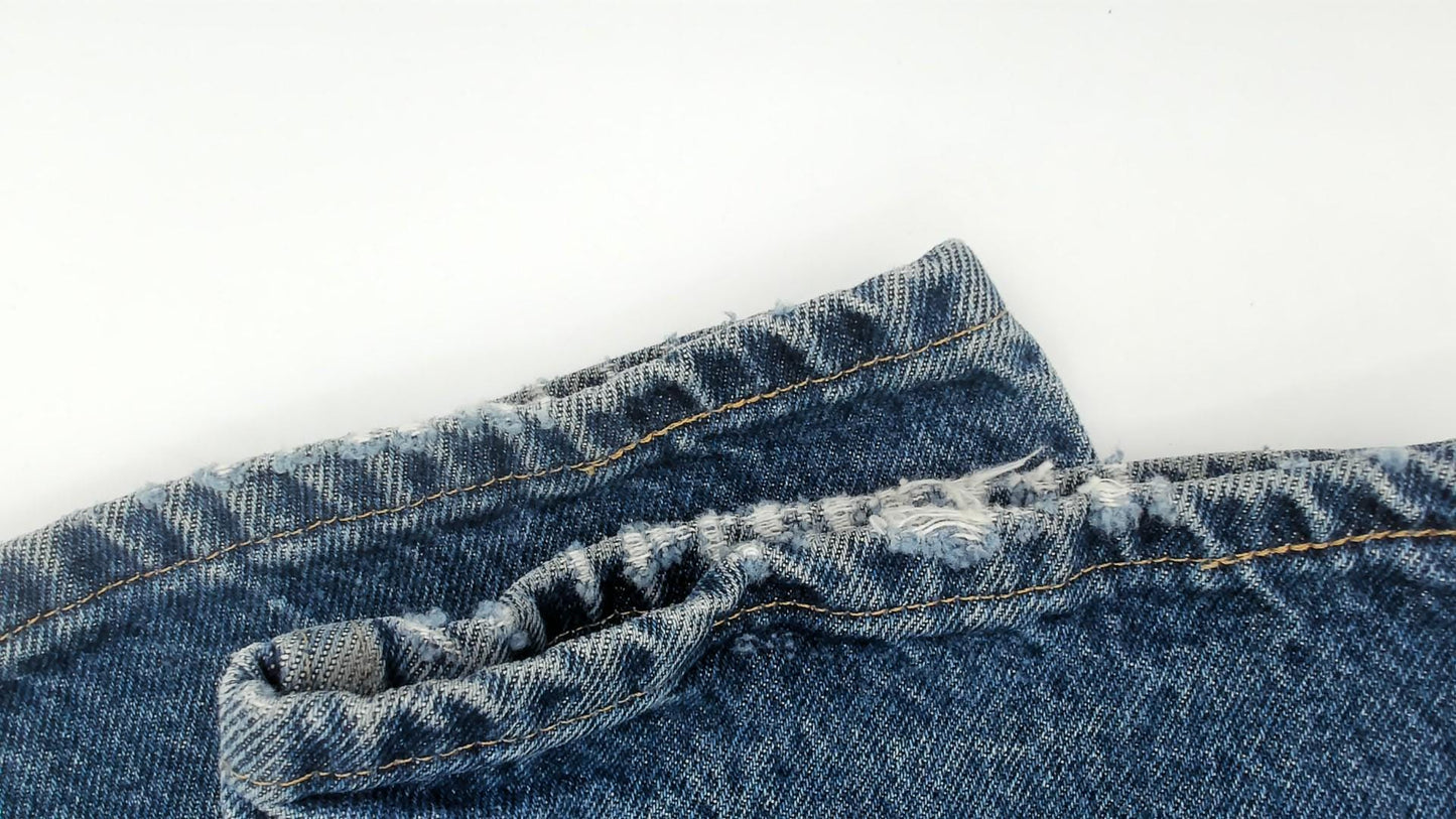 Wrangler Straight Leg Jeans 2000s Medium Wash Denim Relaxed Fit Men's 34 x 29