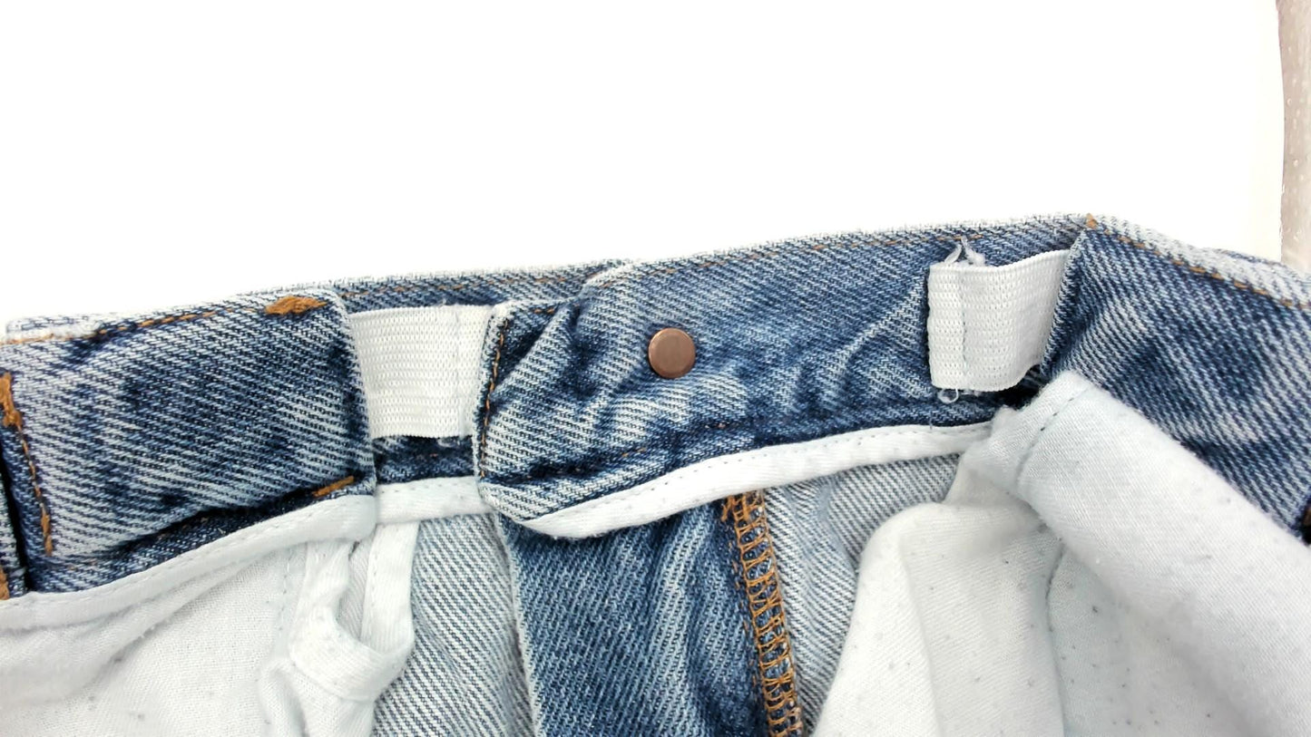 90s L.L. Bean Light Wash Straight Leg Jeans Cotton Mid Rise 34x34