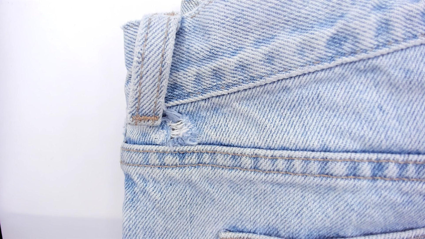 Tommy Hilfiger Y2K Light Wash Denim Cropped Ankle Jeans Small S