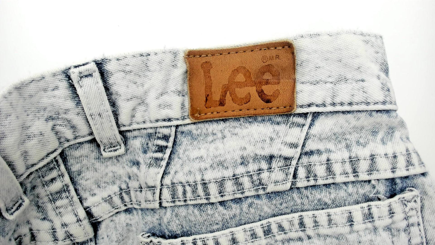 90s Lee Light Wash High Waisted Straight Leg Mom Jeans Small