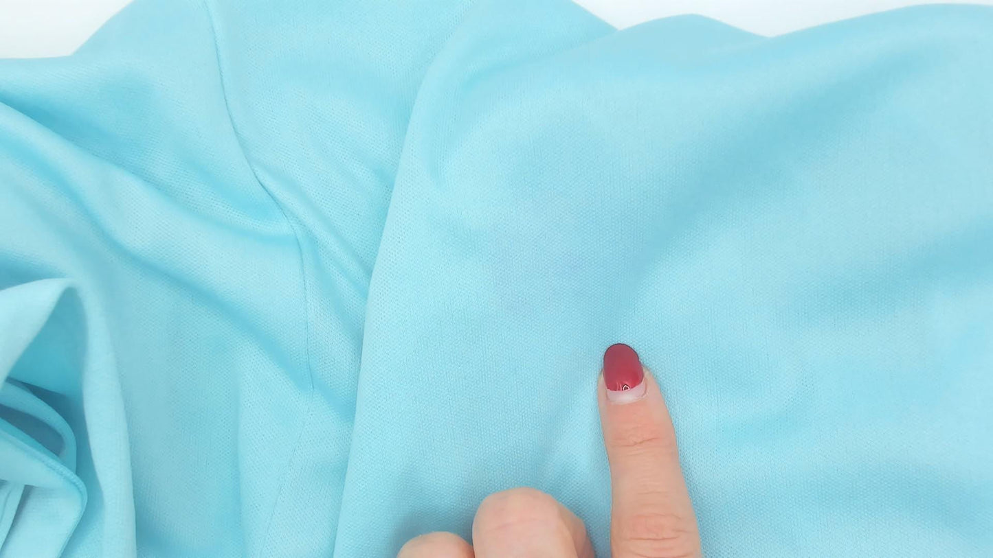 70s Enrico Serrati Aqua Maxi Dress V-Neck Tie Waist Long Sleeve Medium