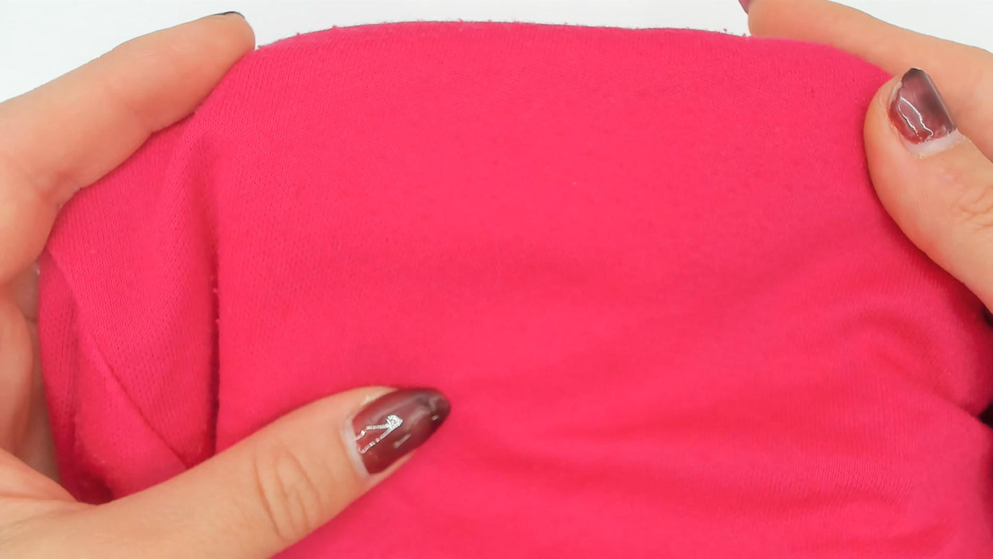 80s Fuchsia Button-Front Midi Dress Gold Buttons Gathered Waist Small