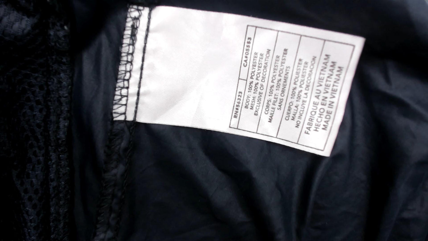 2000s Nike Half-Zip Windbreaker Navy Pullover Reflective Jacket Large L
