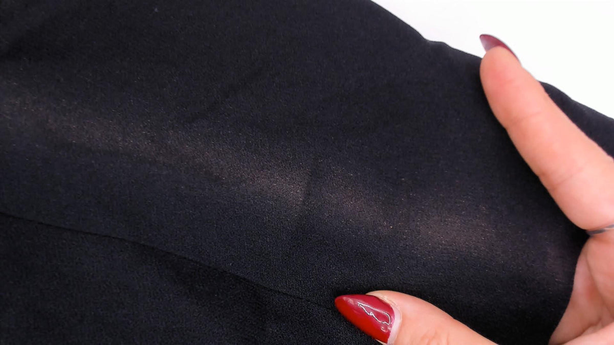 60s Black Mod Sleeveless Dress Bow Waist Knee Length A-Line Large L