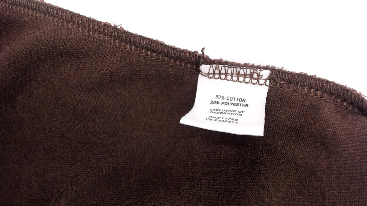 Y2K Brown Terry Tube Top Strapless Drawstring Tie Waist Small