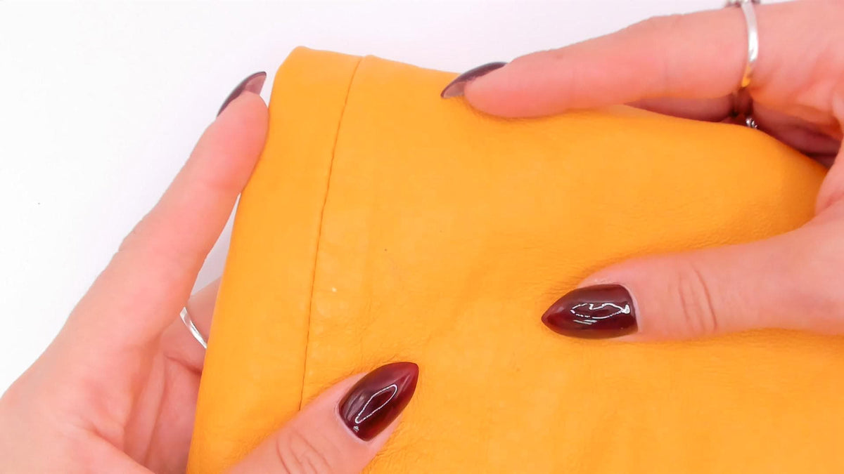 90s Forenza Mustard Yellow Leather Pencil Skirt High Waist Knee Length Extra Small XS