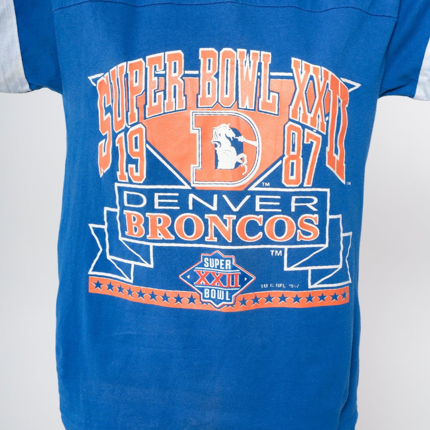 1987 Denver Broncos Super Bowl T-Shirt S