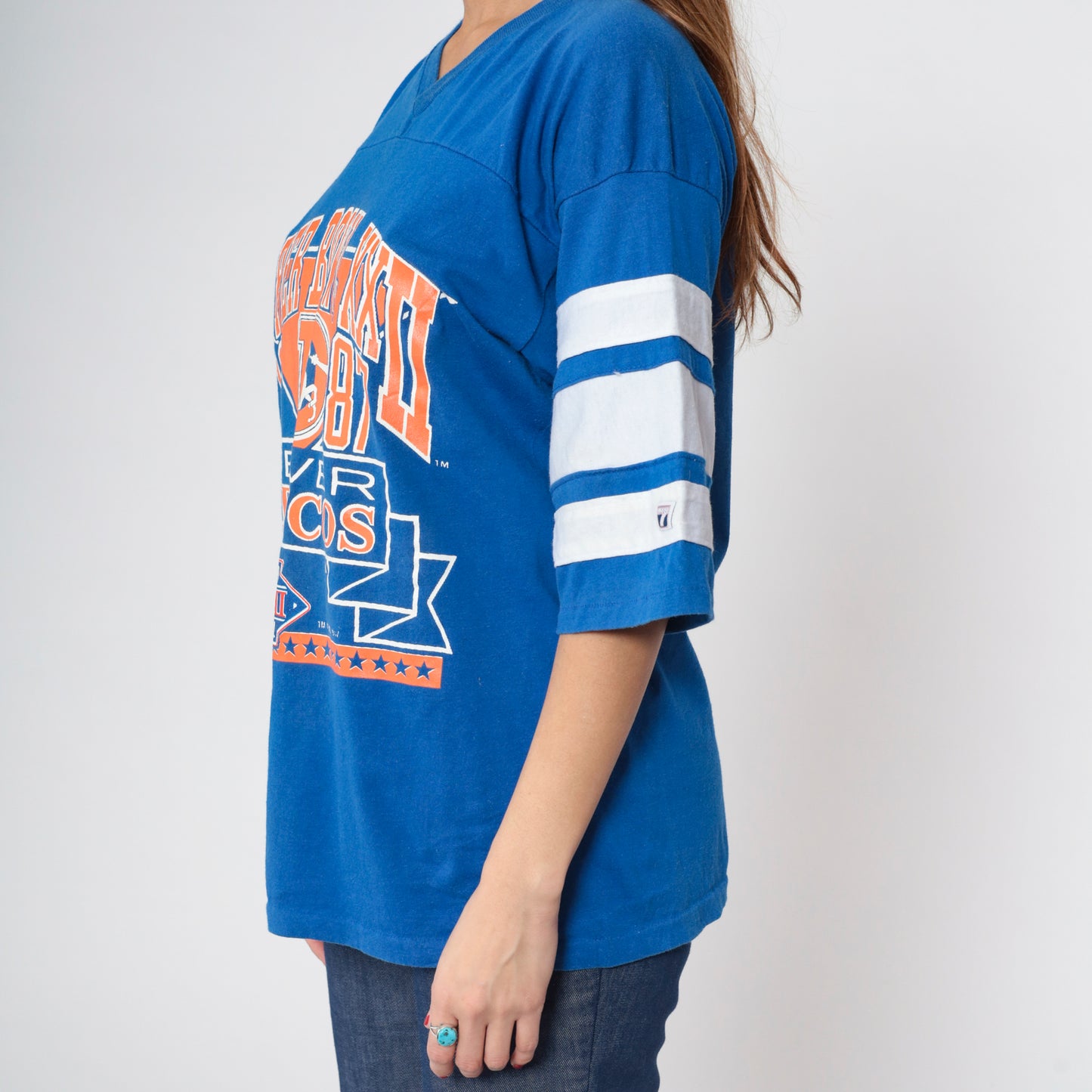 1987 Denver Broncos Super Bowl T-Shirt S
