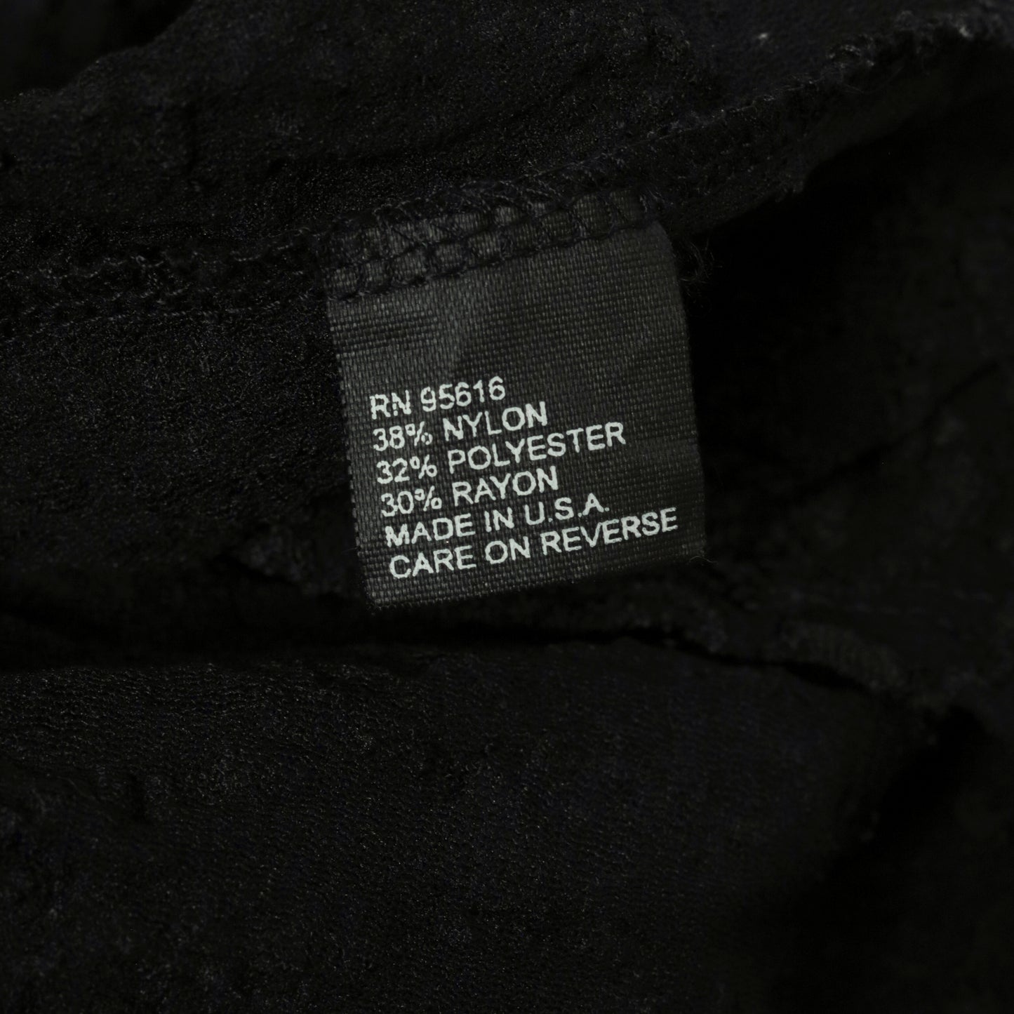 Y2K Sheer Black Lace Shirt S