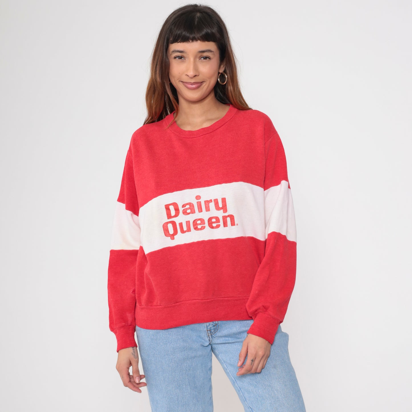 Vintage 90s Dairy Queen Sweatshirt L