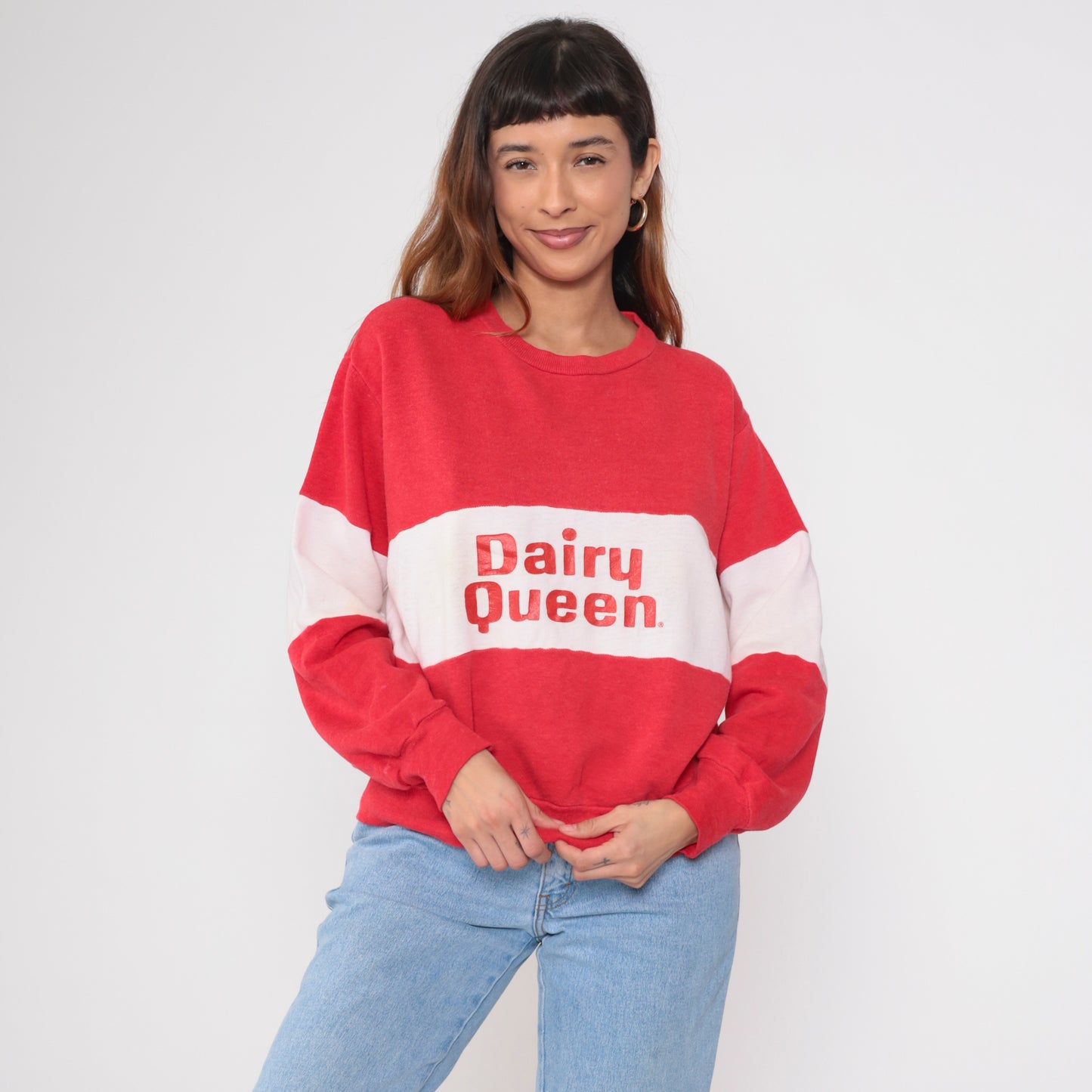 Vintage 90s Dairy Queen Sweatshirt L