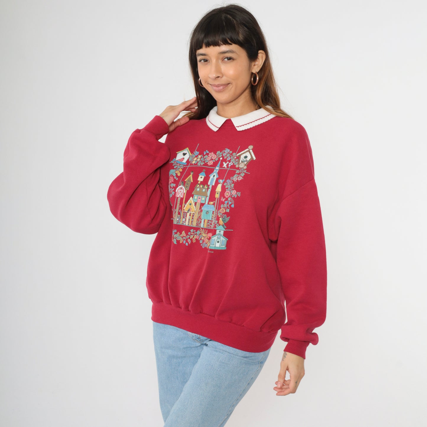 90s Morning Sun Birdhouse Sweatshirt XL