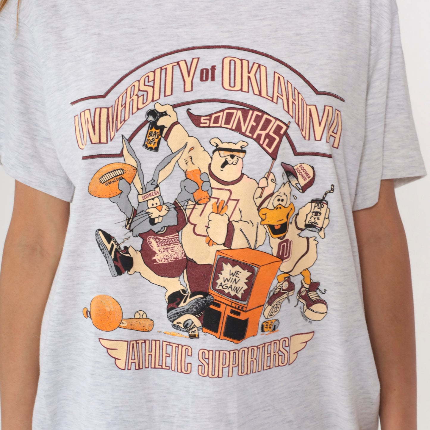Vintage 90s Oklahoma Sooners Sports T-Shirt L