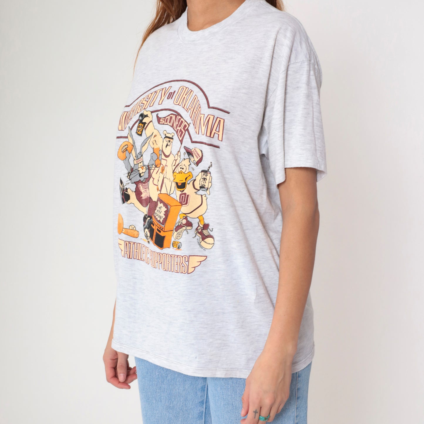 Vintage 90s Oklahoma Sooners Sports T-Shirt L
