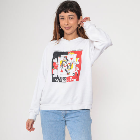 1992 Alice In Wonderland Norman Ballet Company Sweatshirt L