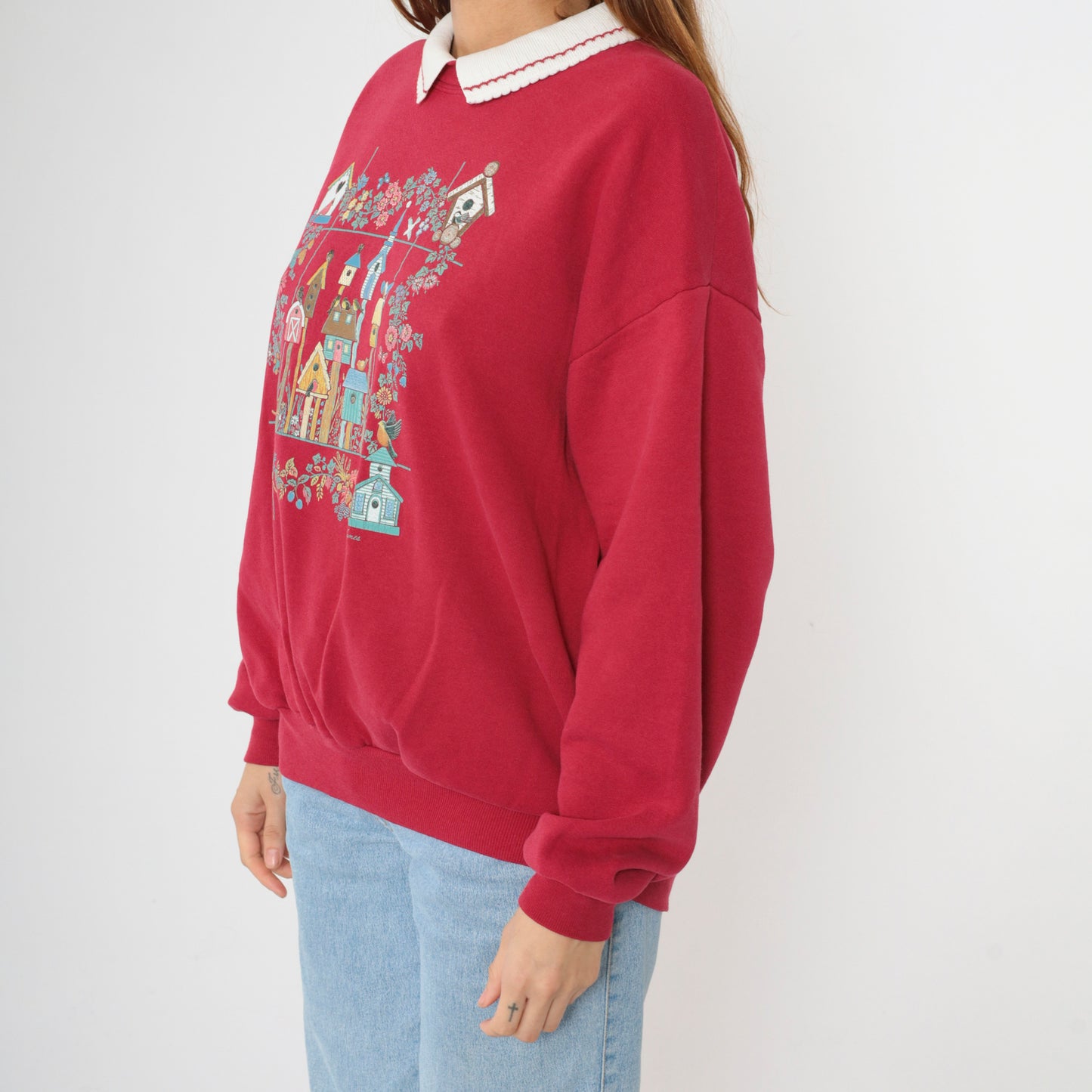 90s Morning Sun Birdhouse Sweatshirt XL