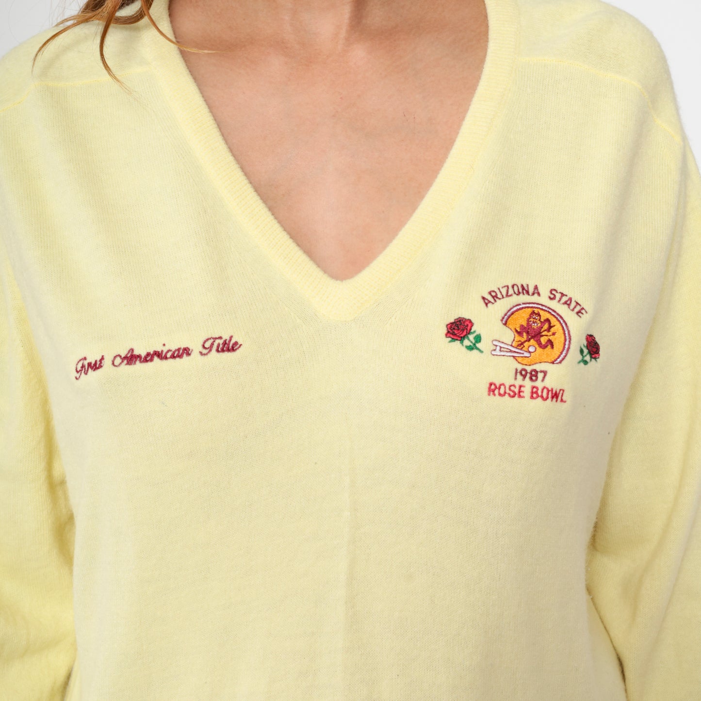 Vintage 1987 Arizona State Rose Bowl Sweater M