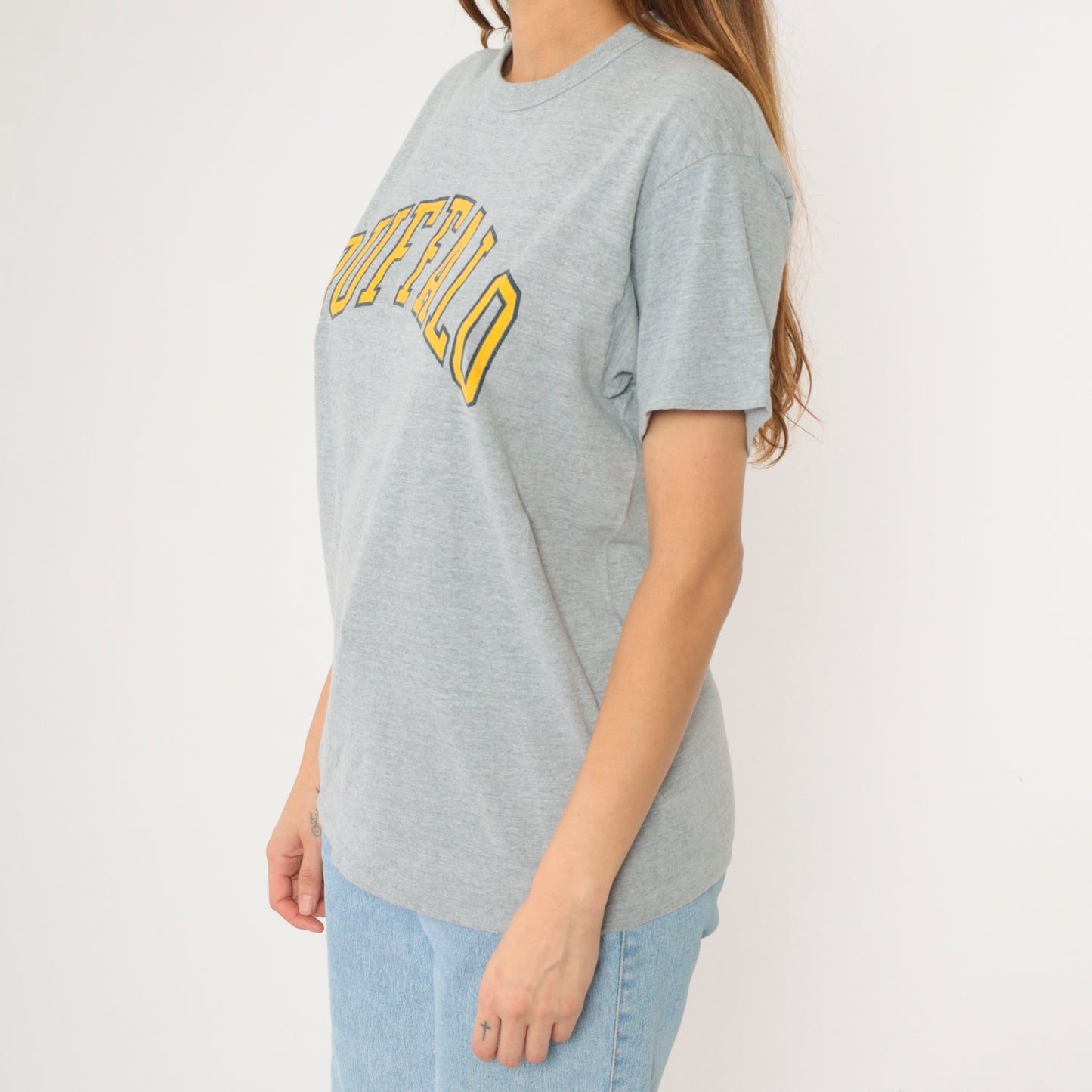 Vintage 90s Buffalo Spellout T-Shirt M L