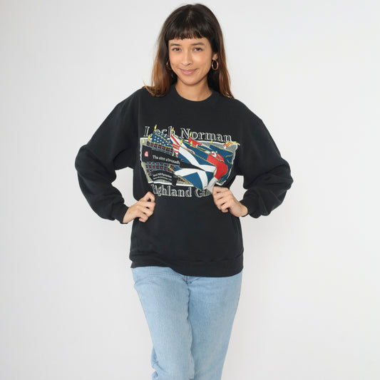 Vintage Loch Norman Highland Games Sweatshirt M