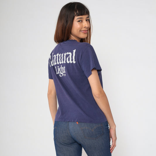 80s Lambda Chi Alpha Fraternity Beer T-Shirt S