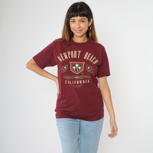 90s Newport Beach California T-Shirt S M