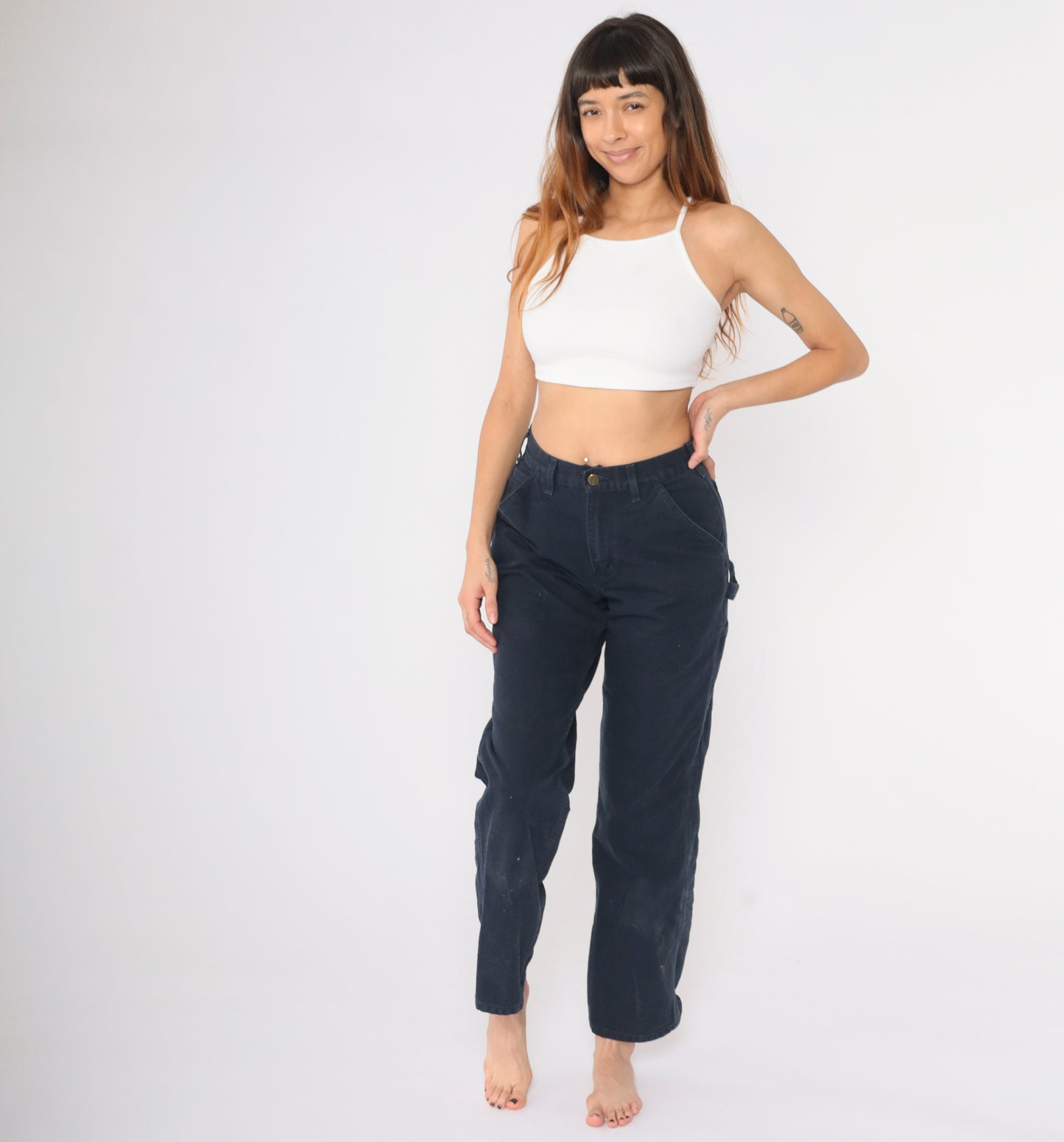 Y2K Black Carhartt Utility Pants 29 x 30