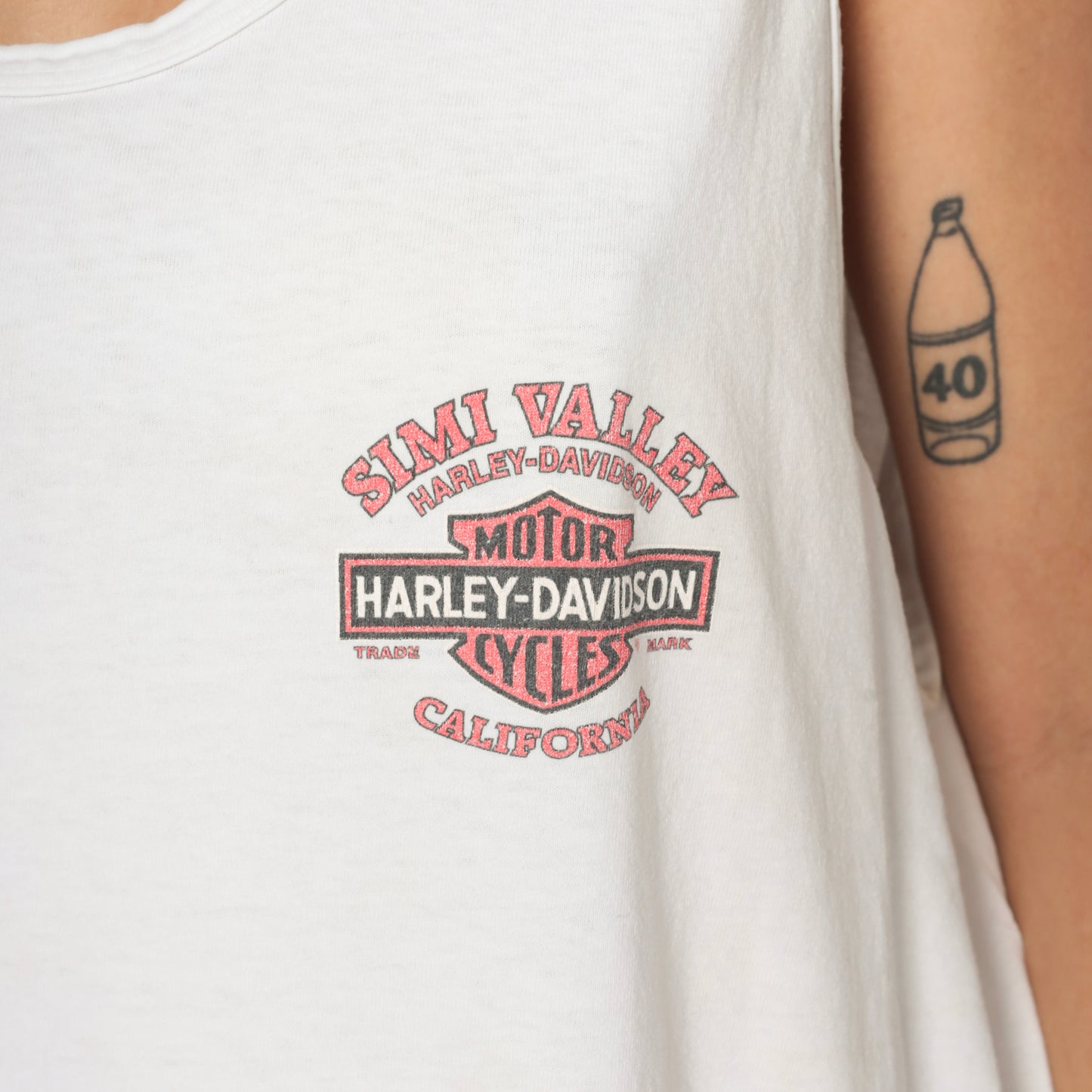 Vintage Simi Valley Harley Davidson Tank Top Dress XL